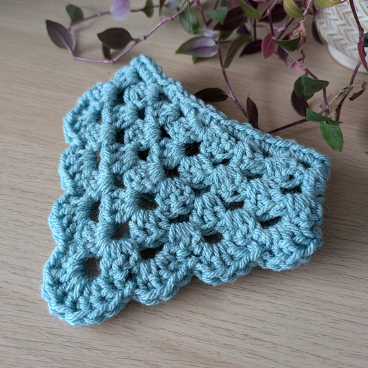 Crochet Bandana in Icy Paws
