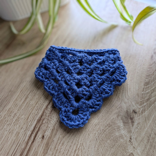 Crochet Bandana in Denim Days