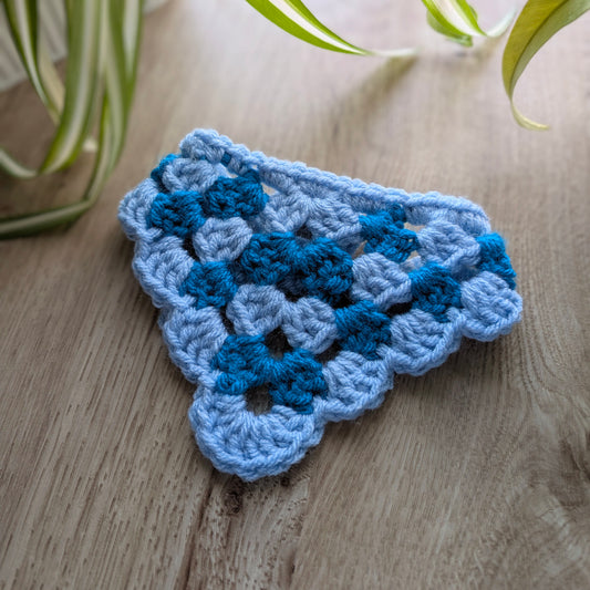Crochet Bandana in Let's Blue